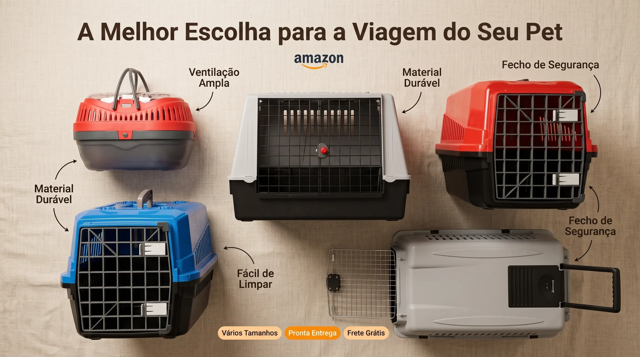 visão geral das 5 melhores caixas de transporte para cachorro testadas