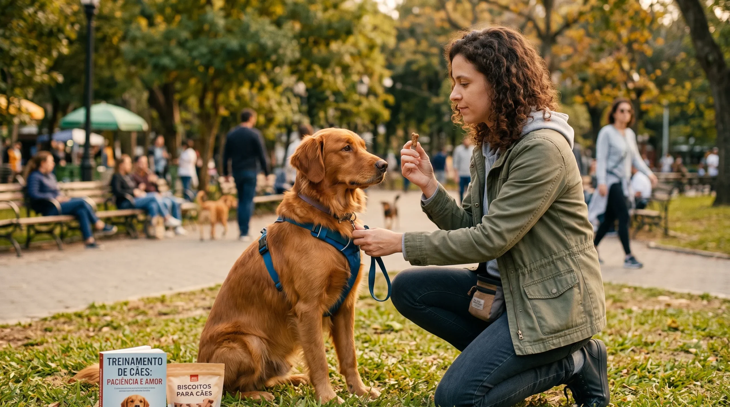 generalizando o comando sentar em diferentes ambientes — adestramento de cachorro no parque