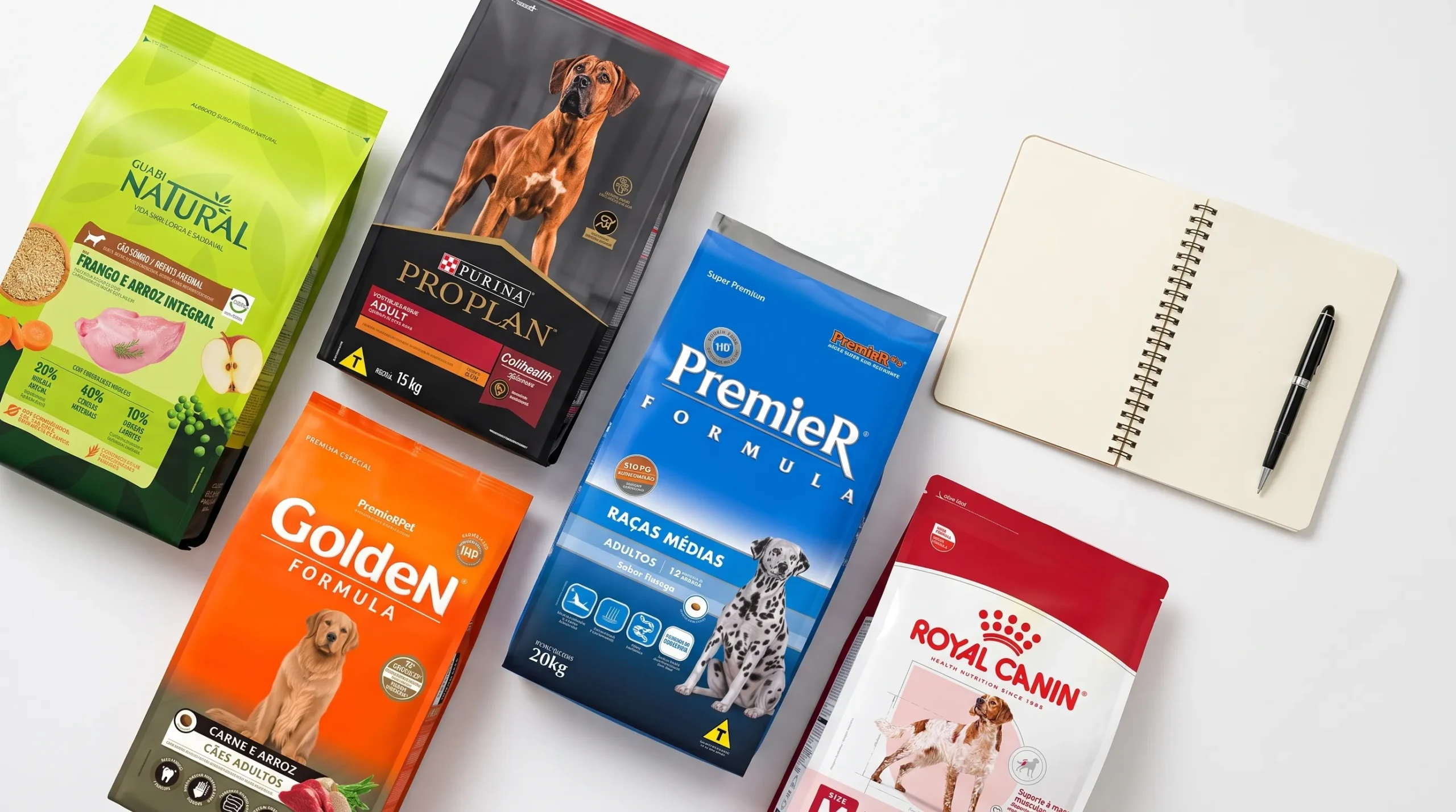 metodologia de comparação das 5 melhores rações para cachorro adulto na Amazon Brasil
