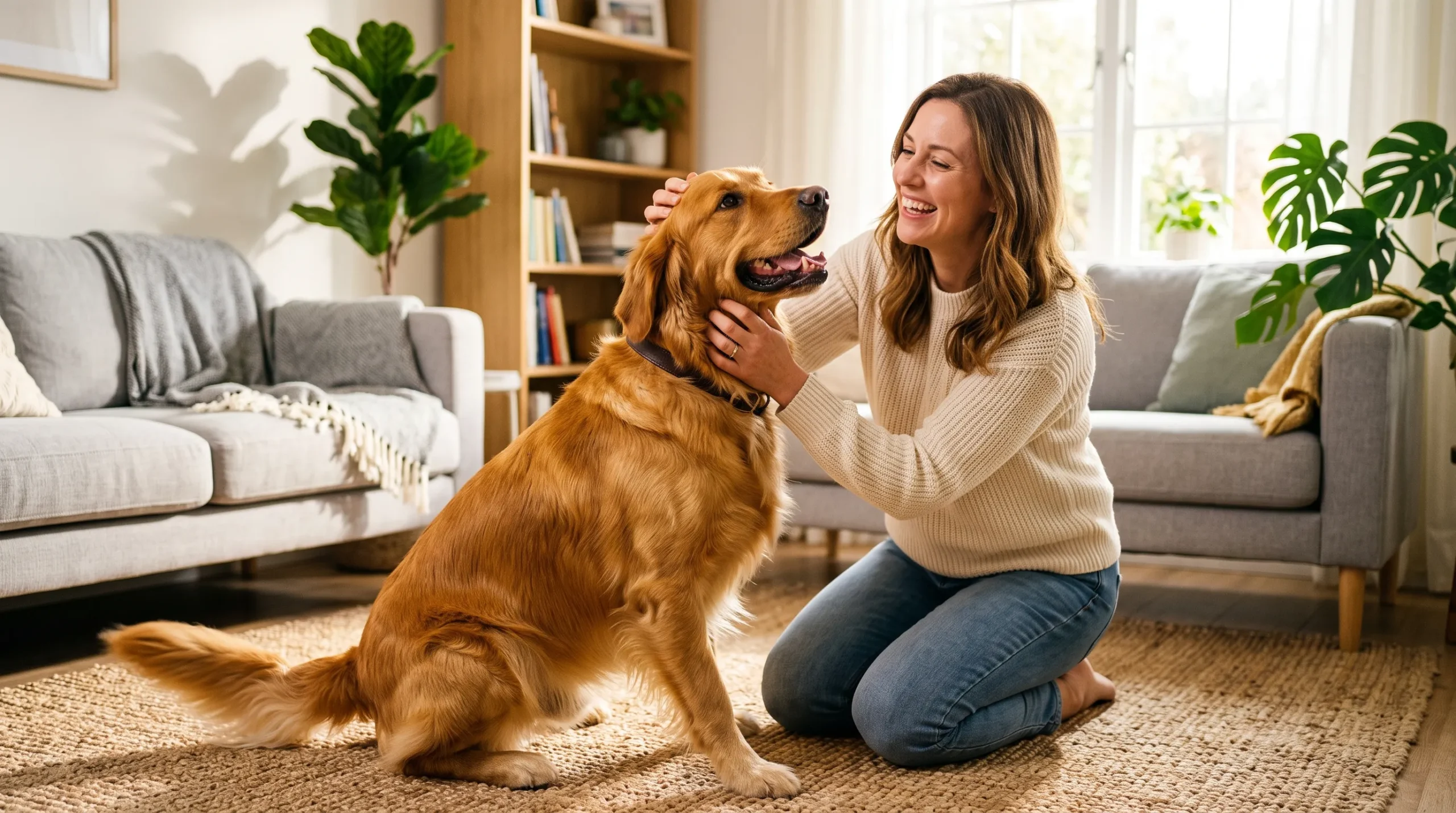cachorro saudável com pelagem brilhante — benefícios do frango na alimentação canina